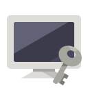 monitor,key icon