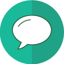 bubble, chat, comment, discuss, message, speech, voice icon