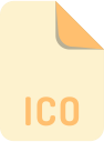 extension, file, ico, name svg vector icon