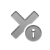 cross,info icon