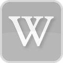 logo, wiki, wikipedia, writing icon