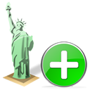 estatuadelalibertad,add,plus icon