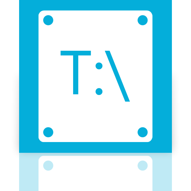 mirror, t icon