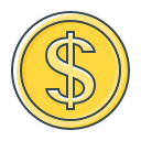cent, coin, currency, dollar, usd, valuta svg vector icon