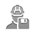 operator,diskette icon