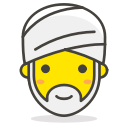 1, person, turban, wearing svg vector icon