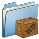 blue,box,wip icon