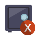 safety,box,cross icon