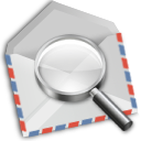 mail,find,airmail,envelope,search,seek,envelop,message,email,letter icon