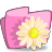 beige,flower,folder,plant icon
