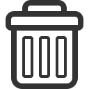 trash svg vector icon