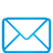 basic, blue, mail icon