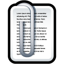 document,attach,clip,file,paper icon