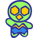 alien,gatsu,blue icon