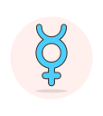 sign, transgender svg vector icon