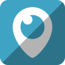 eye, logo, periscope, social network, tv, video, watch svg vector icon
