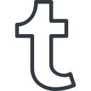 logo, media, social, tumblr svg vector icon