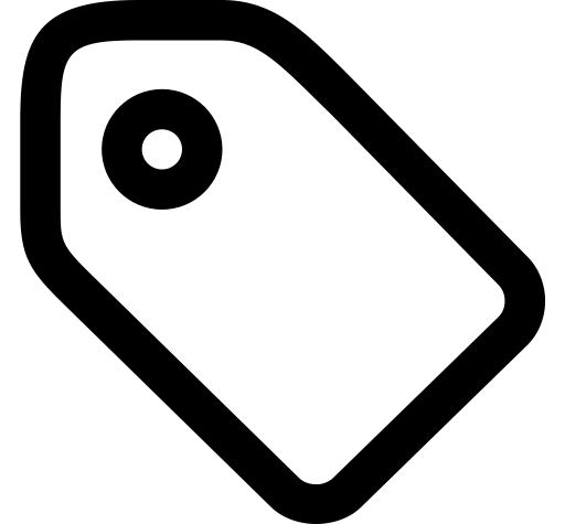 Tag svg vector icon