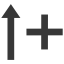 arrow, cross, plus svg vector icon