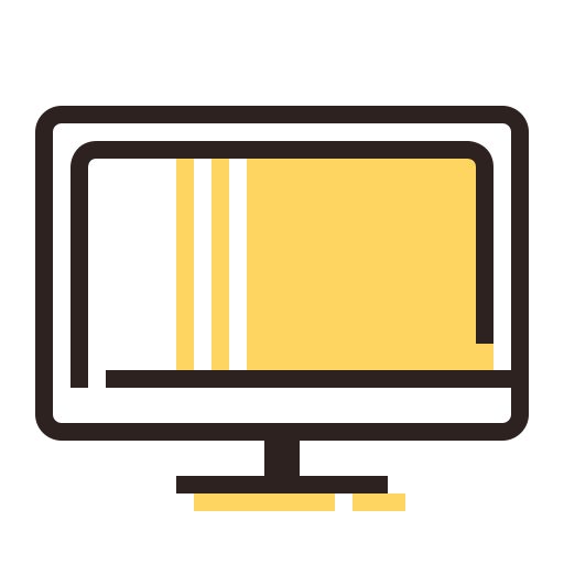 Monitor svg vector icon