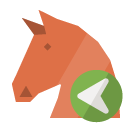 trojan,left icon