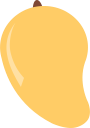fruit, mango svg vector icon