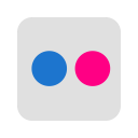 communication, flickr, internet, logo, technology, video, website svg vector icon