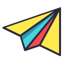paper, plane, school, science, toy svg vector icon