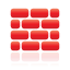 red, wall icon