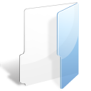folder,blue icon
