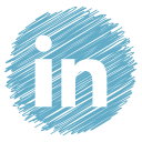 in, linked, media, social svg vector icon