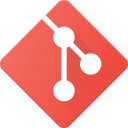 git, logo, media, social svg vector icon