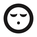 emoji, emojis, emot, exhausted, sleeping, tired, whistle svg vector icon