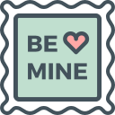 be, mine, stamp svg vector icon