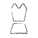 dress, fashion, female, girl, lady, woman, women svg vector icon