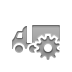 semi,trailer,truck,gear icon
