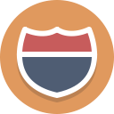 highway, interstate, route, sign svg vector icon