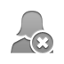 user,woman,close icon