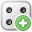 add, dice icon