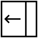 arrow, move, out, send, shift svg vector icon