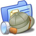 folder,blue,explorer icon