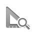 ruler,square,zoom icon
