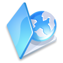 folder,web,blue icon