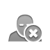 user,sleep,close icon