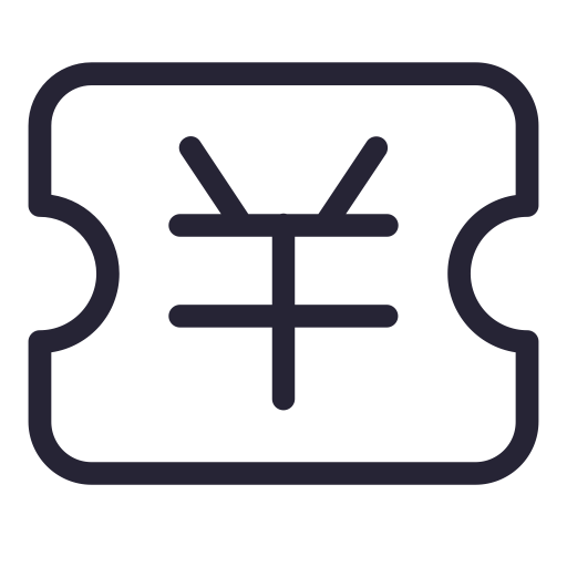 Coupon svg vector icon