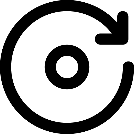 Rotate Clock svg vector icon