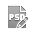 file,format,psd,pencil icon