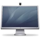 cinema, display, graphite, isight icon