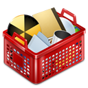 base, basket, full icon
