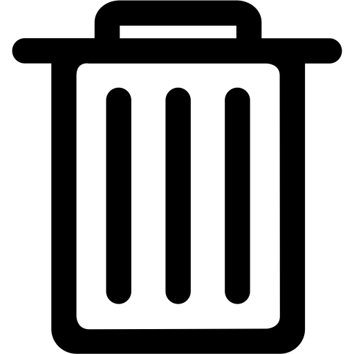 Garbage svg vector icon